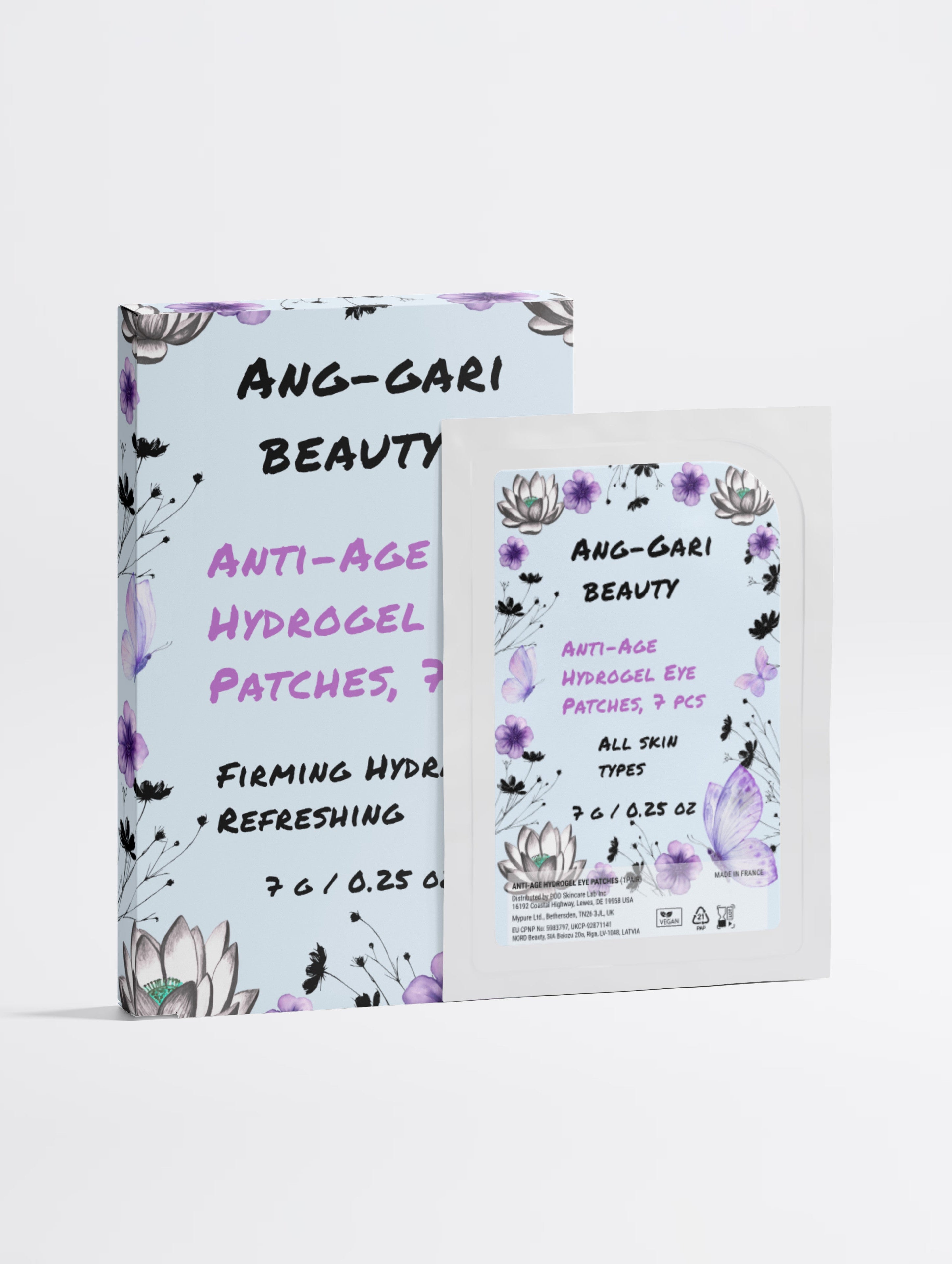 Anti-Age Hydrogel Eye Patches, 7 pcs