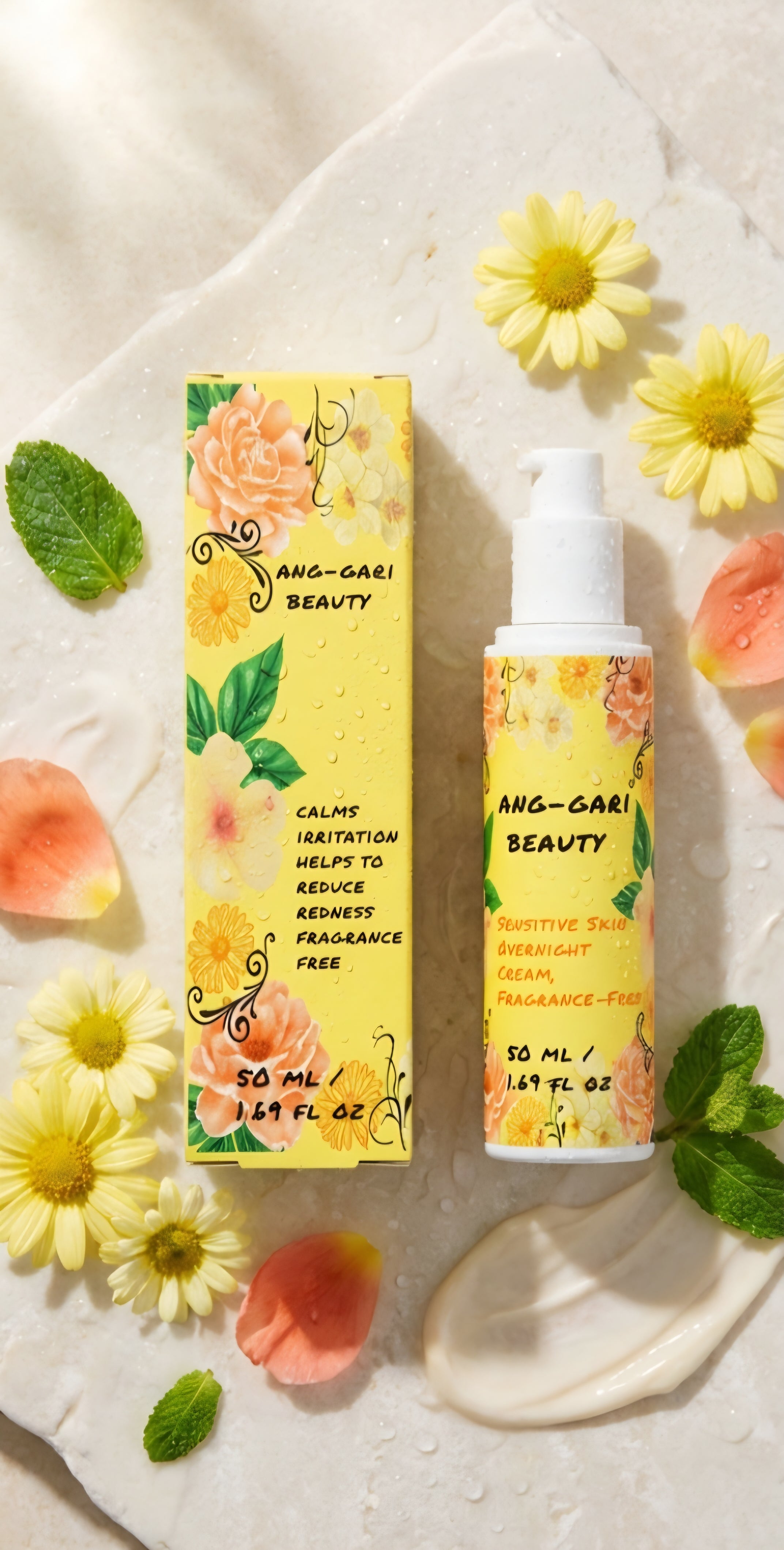Sensitive Skin Overnight Cream, Fragrance-Free