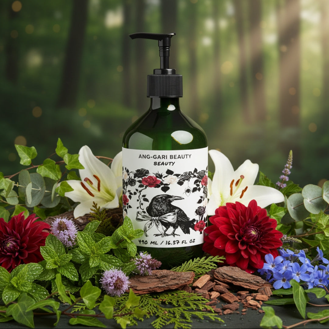 Hand & Body Wash, Peppermint & Dark Cedar