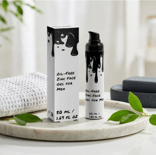Oil-Free Zinc Face Gel for Men
