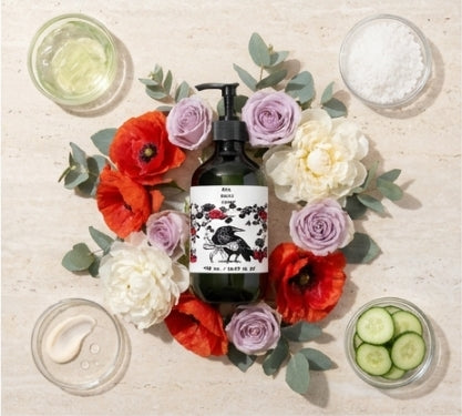 Hand & Body Wash, Peppermint & Dark Cedar