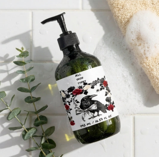 Hand & Body Wash, Peppermint & Dark Cedar