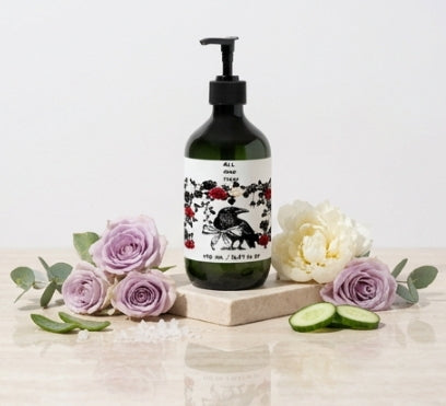 Hand & Body Wash, Peppermint & Dark Cedar