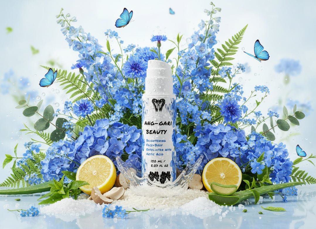 Brightening Face & Body Exfoliator with Kojic Acid