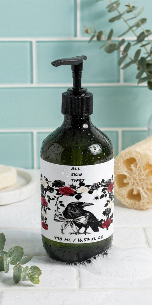 Hand & Body Wash, Peppermint & Dark Cedar
