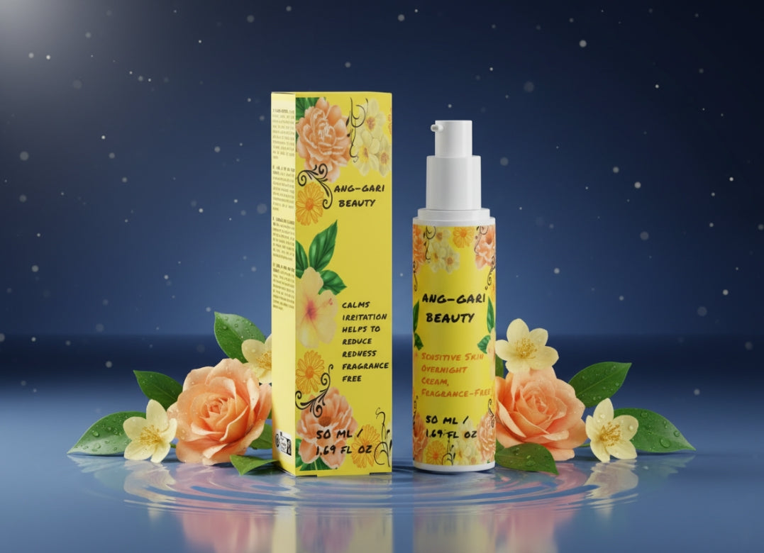 Sensitive Skin Overnight Cream, Fragrance-Free