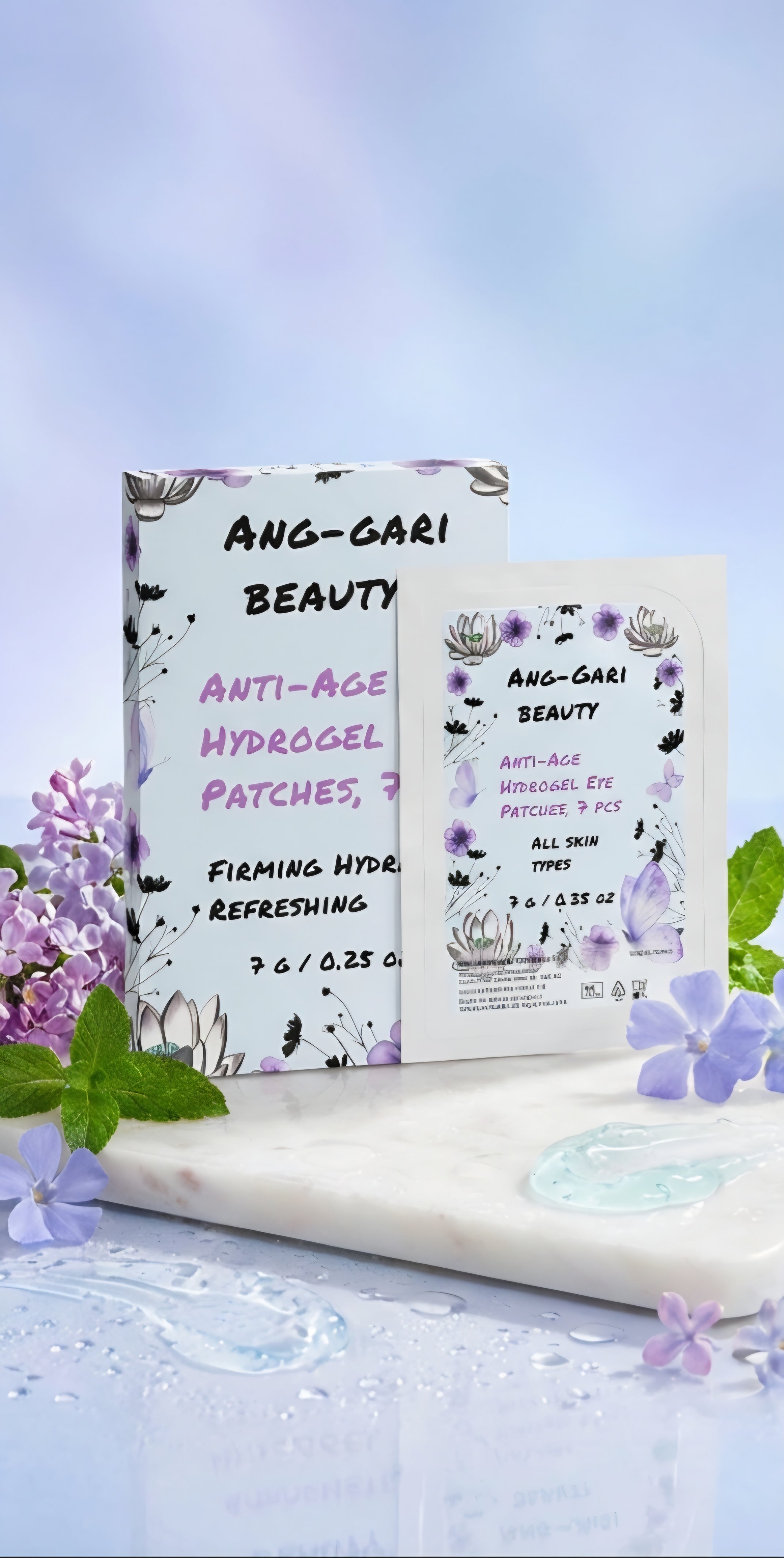Anti-Age Hydrogel Eye Patches, 7 pcs