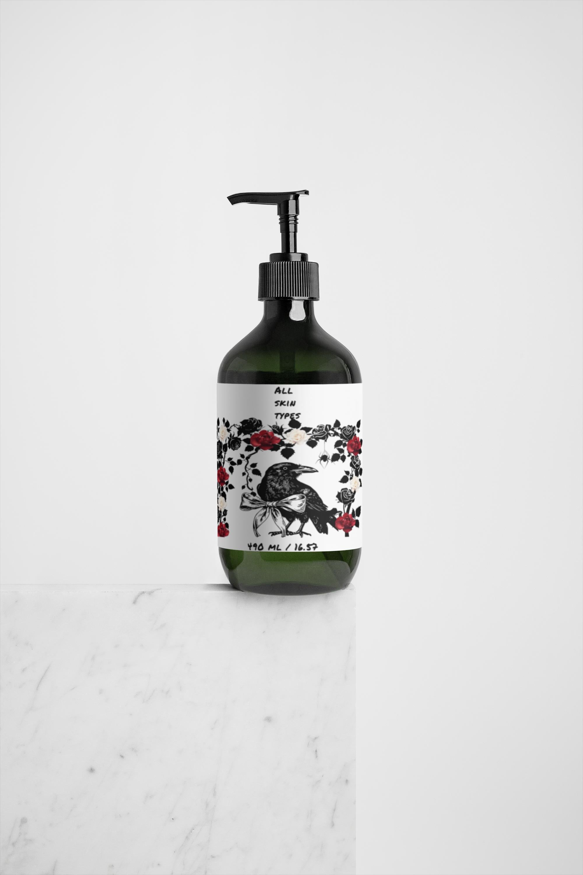 Hand & Body Wash, Peppermint & Dark Cedar